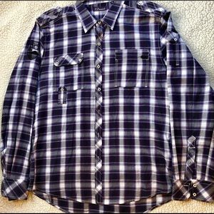 7 Diamonds Men’s XL Button Down Shirt